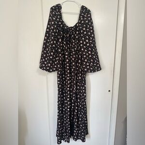Booho floral maxi dress